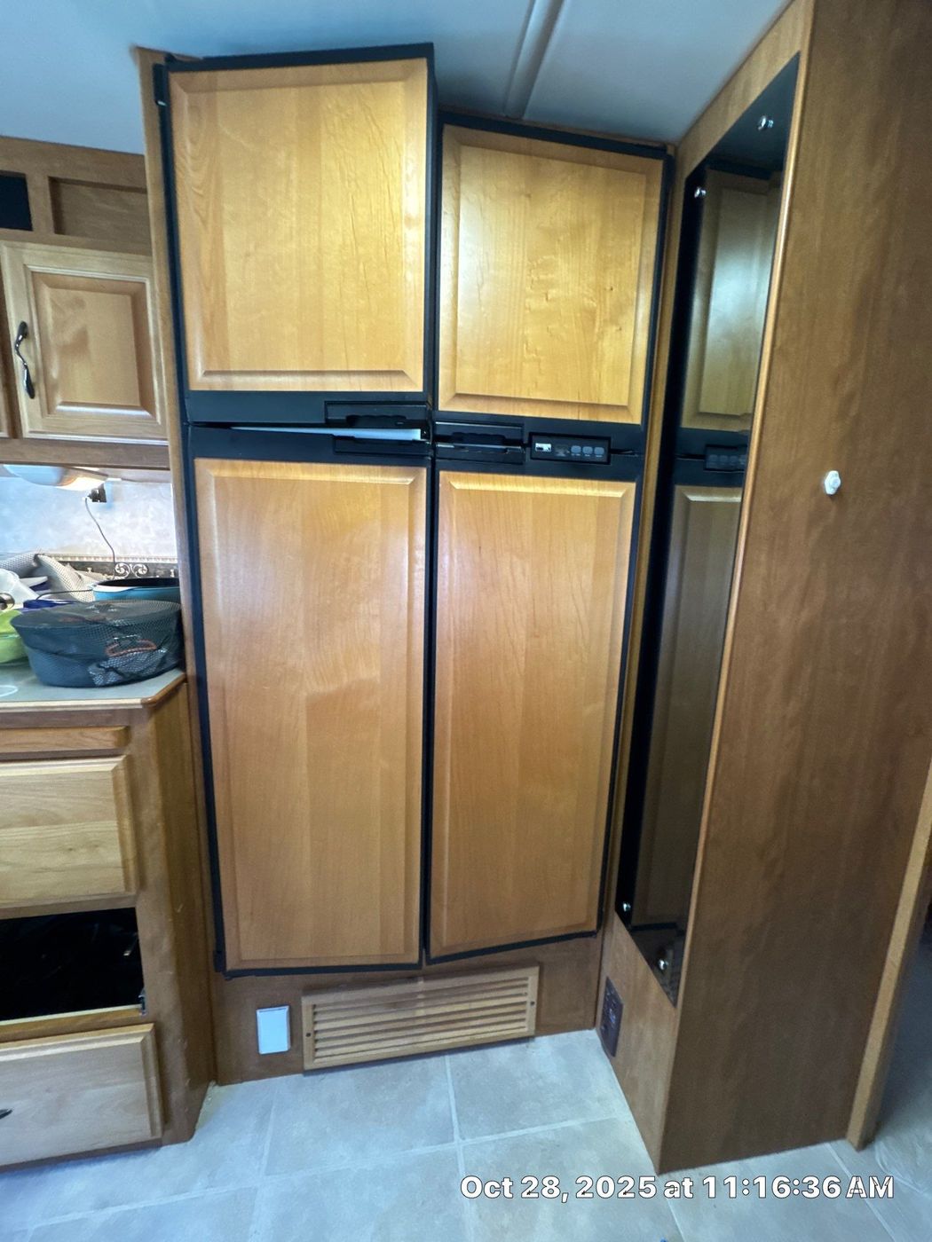 RV absorption refrigerator serviced by Lavender Mobile RV Solutions